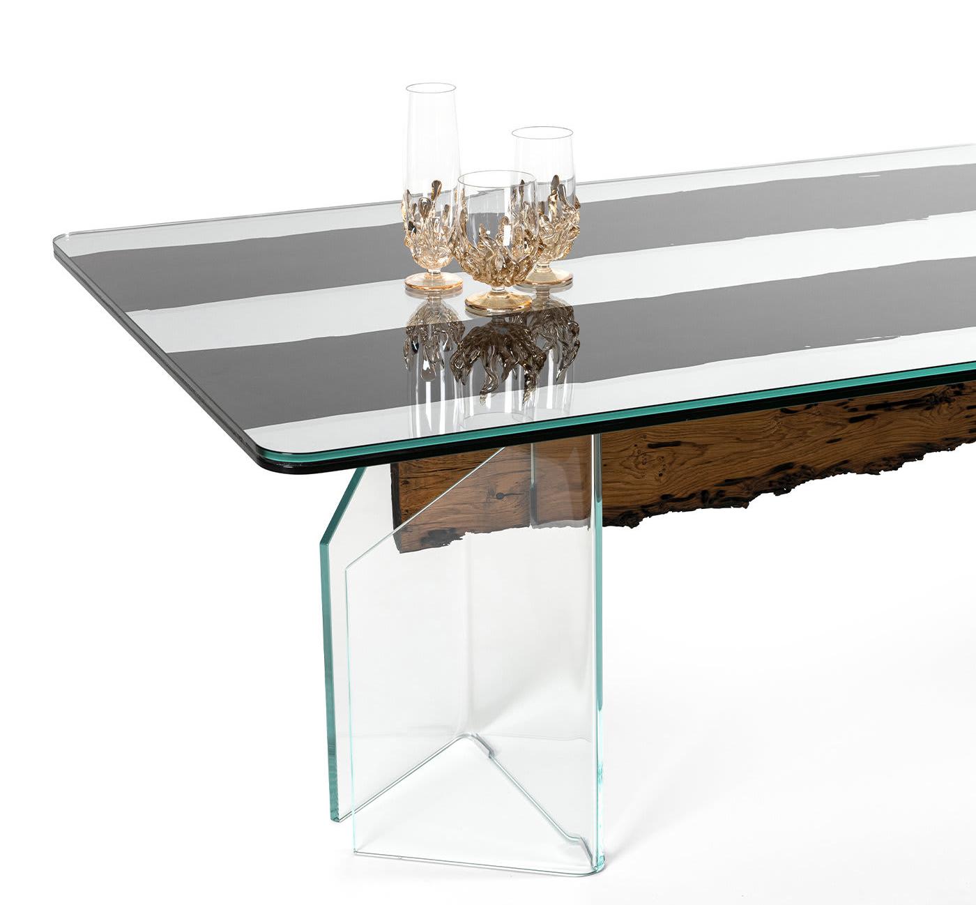 Table de salle à manger noire Venezia