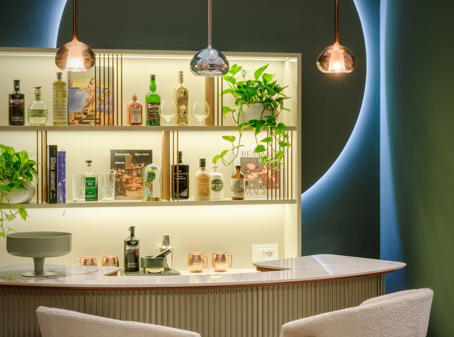 Bar Maison avec Comptoir Dry