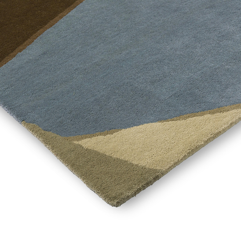Tapis Sumi Reflet Bleuet/Épice