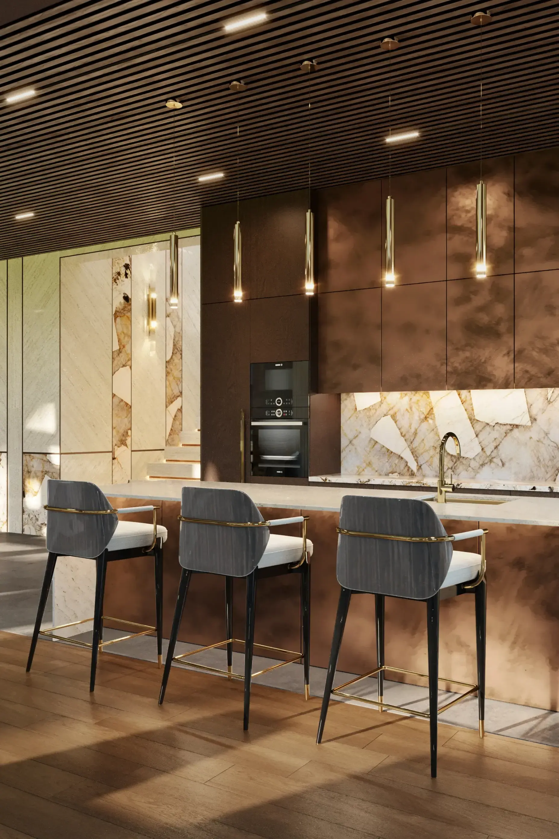 Chaise de Bar Algerone II - 1