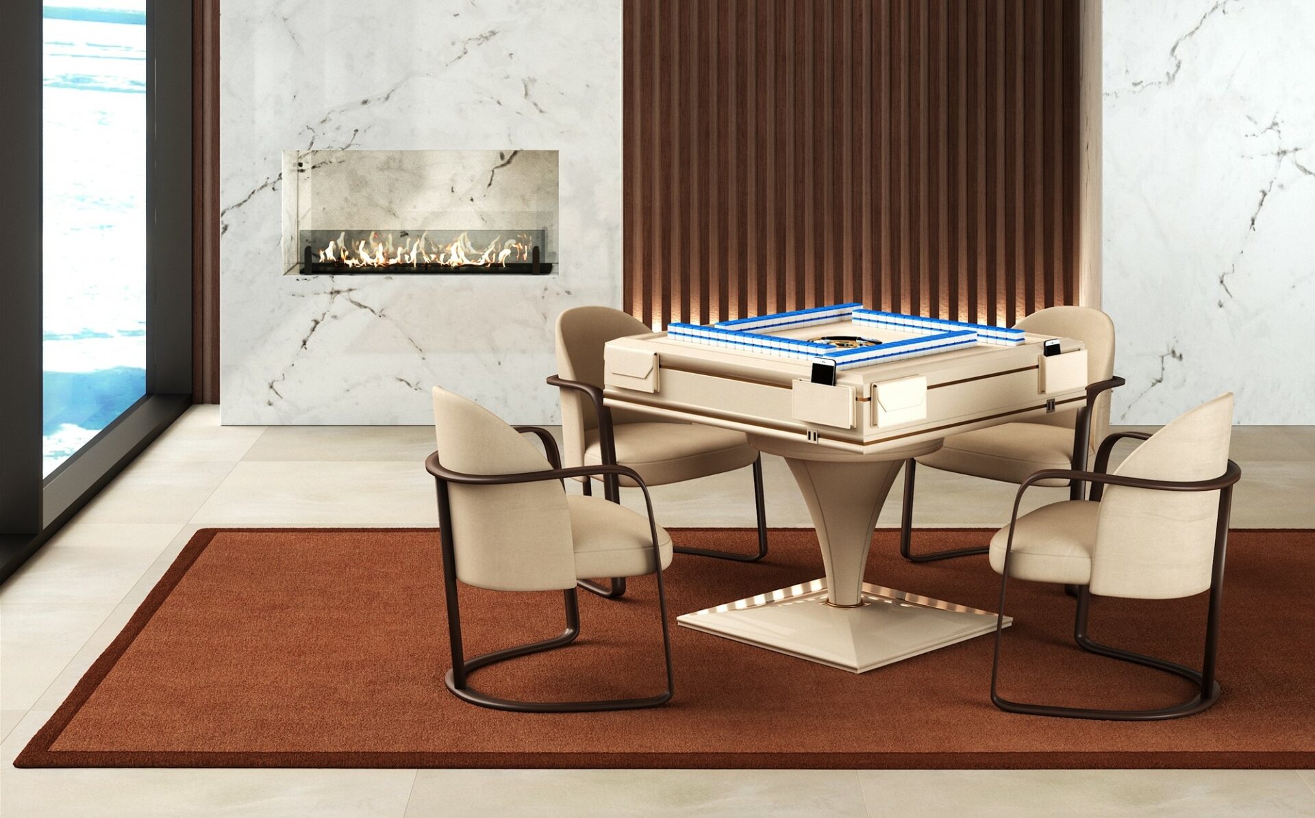 Table de Mahjong Automatique Posh