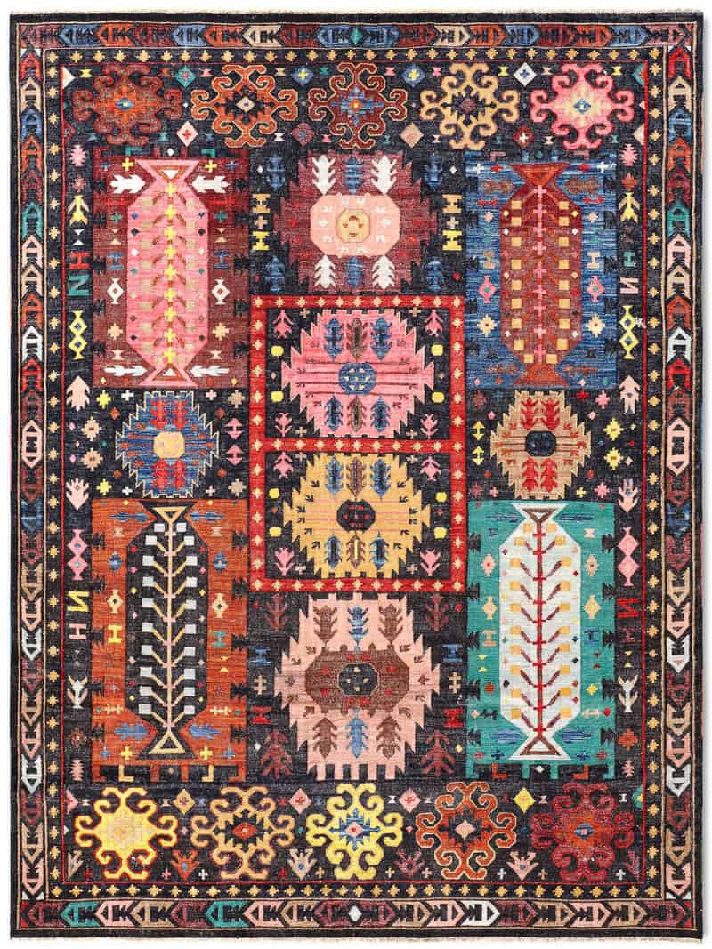 Tapis de luxe fait main Tissage Plat | Taille: 274 x 365 cm