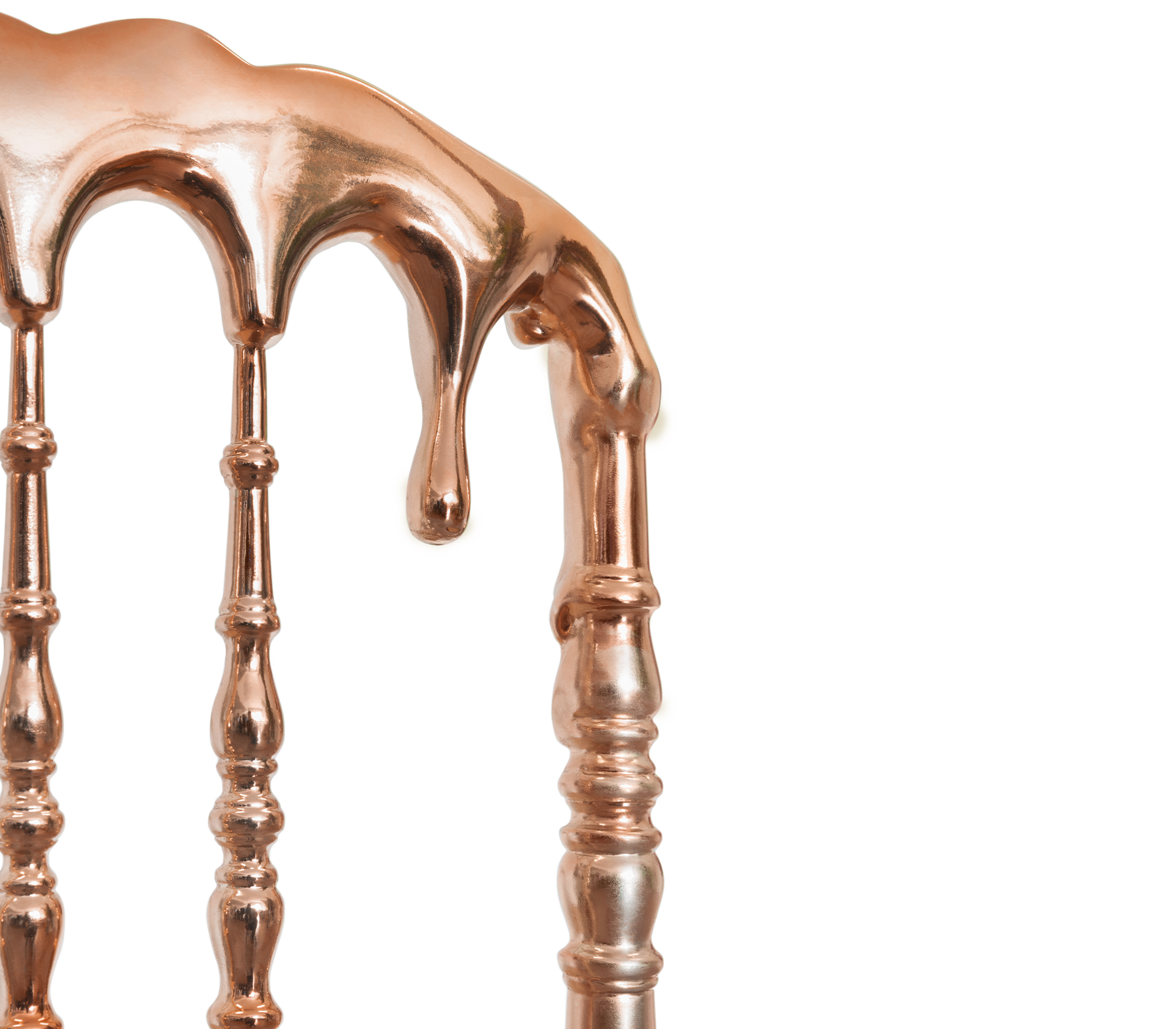 Chaise d’Accent Cuivrée Empyrean