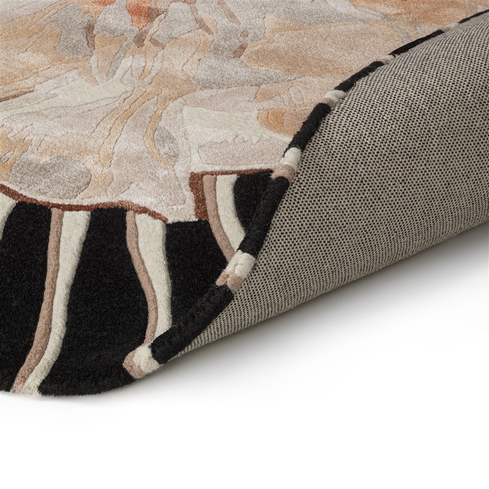Tapis Rond Amber Bloom