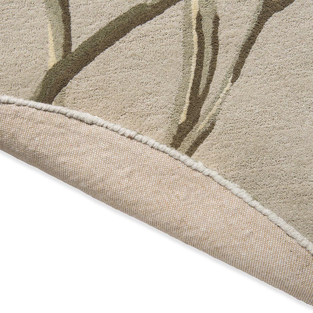 Tapis Gosford Naturel/Vert Sauge Rond