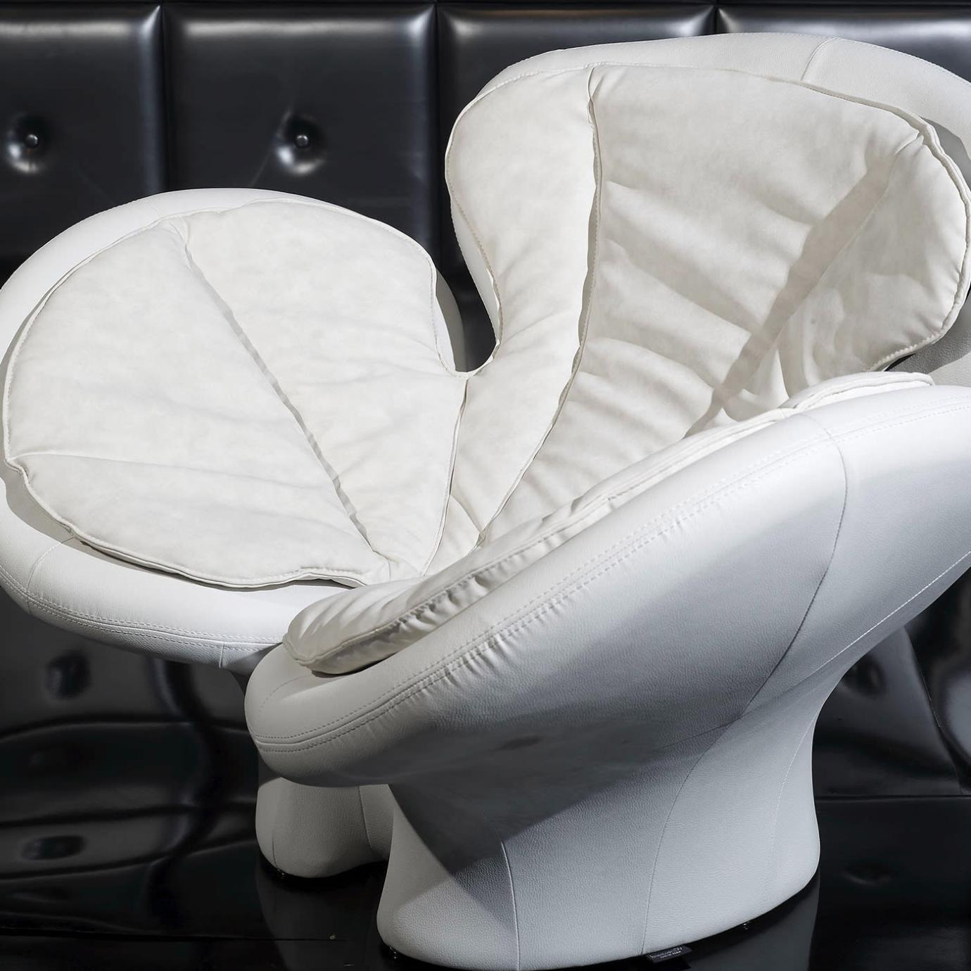 Fauteuil lounge Pansé blanc