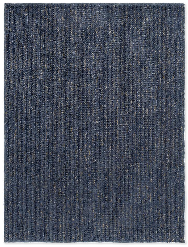 Tapis Artisan Tresse Denim | Taille: 140 x 200 cm