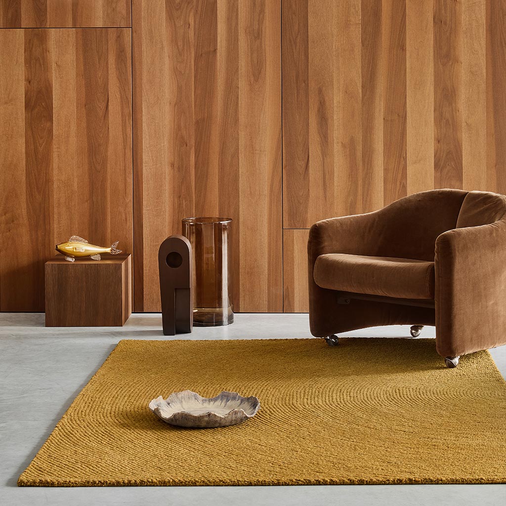 Decor Echo Ochre Tapis | Taille: 140 × 200 cm