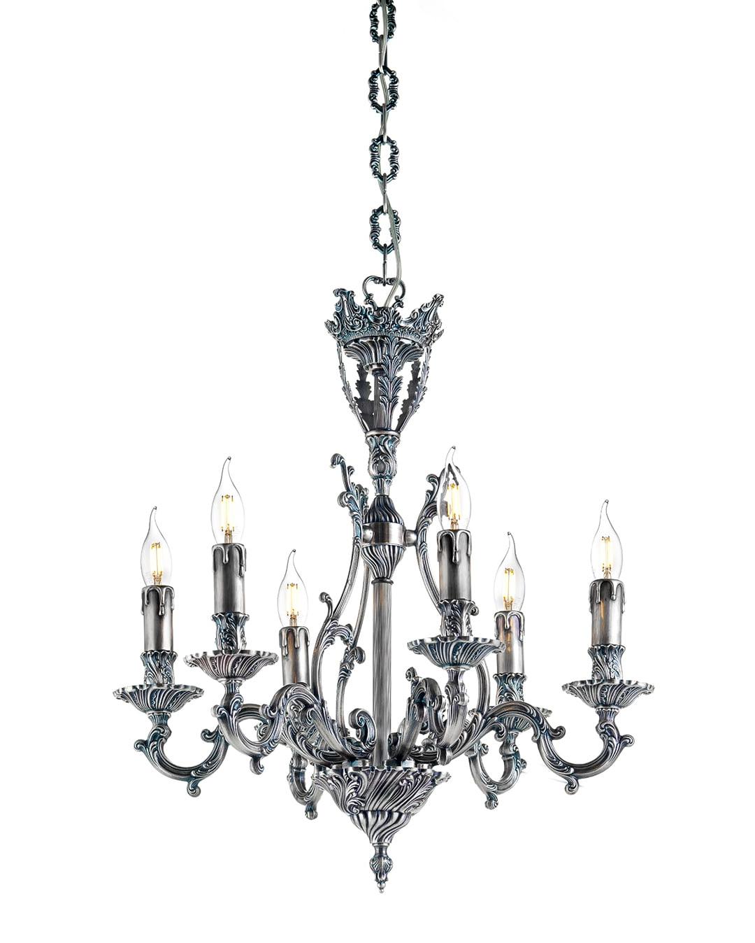 Lustre Classique Finition Bleu Argent
