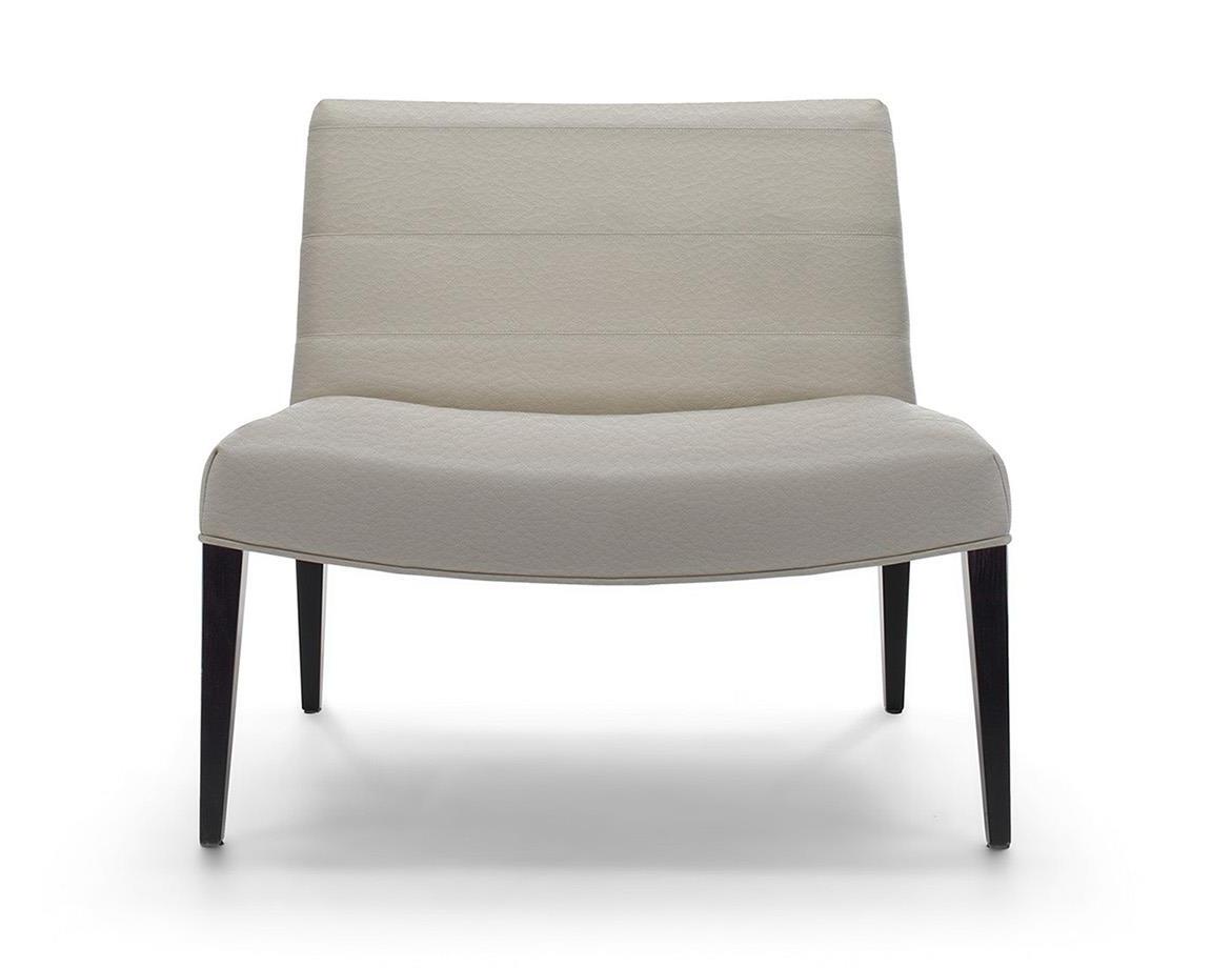 Fauteuil Lounge Matelassé à Rayures Black & More