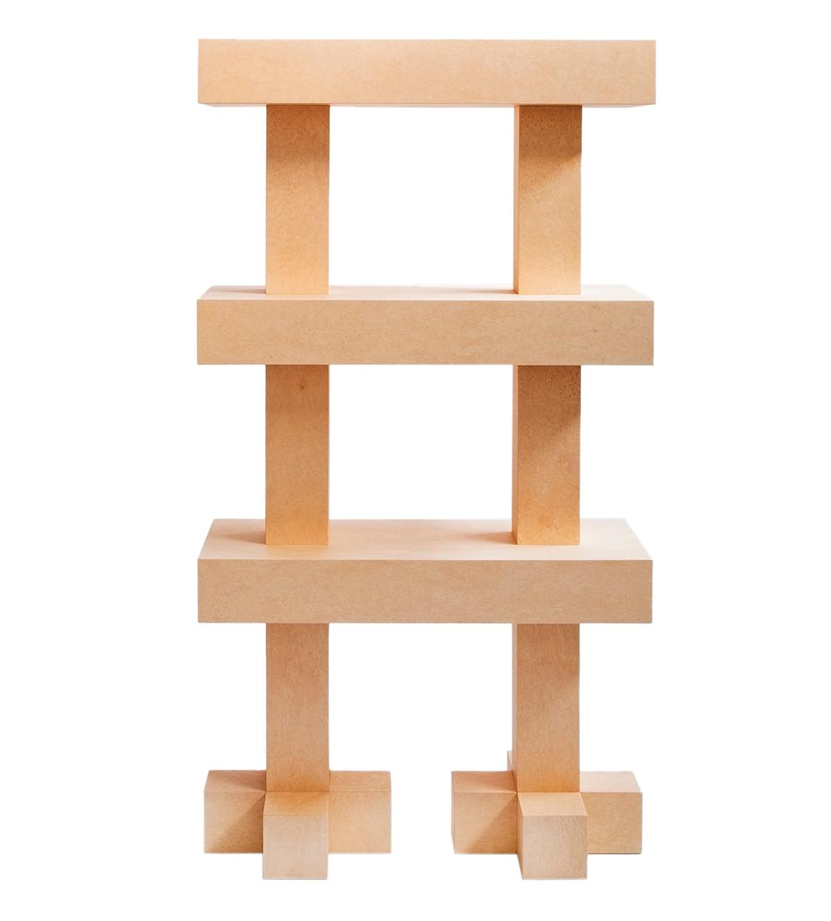 Bibliothèque Contemporaine en Bois