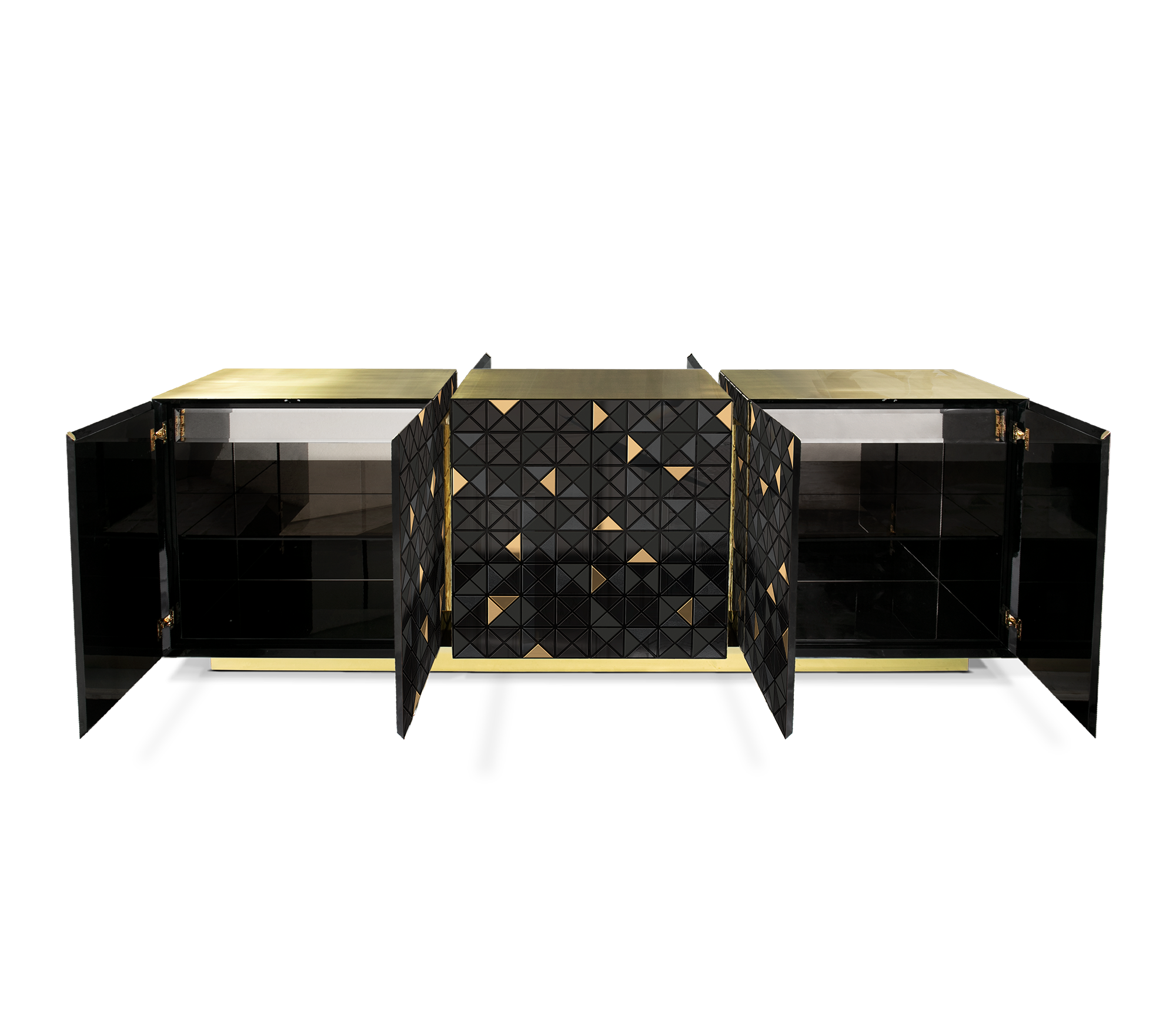 Buffet Noir & Or Mosaic