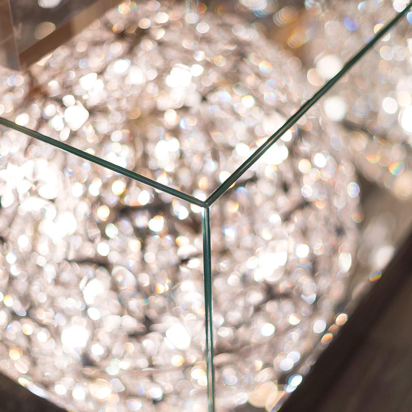 Table d'appoint lumineuse Arabesque