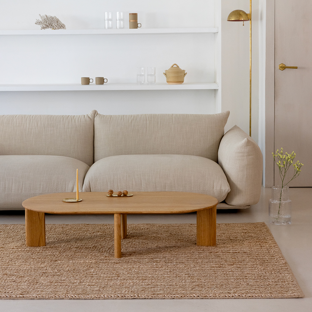 Tapis Artisan Tresse Naturel