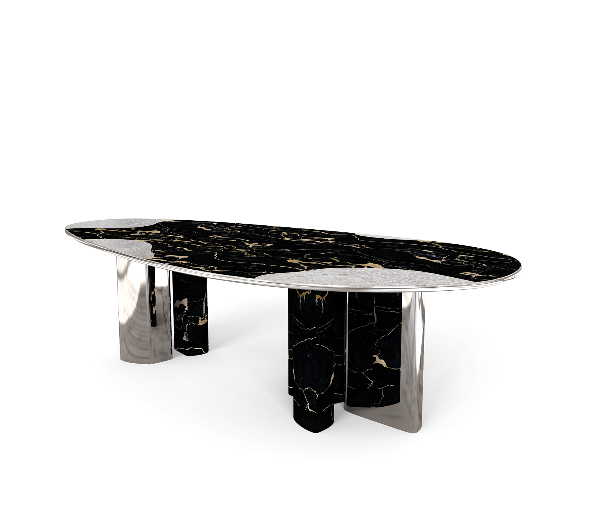 Table Athena Portoro & Argent
