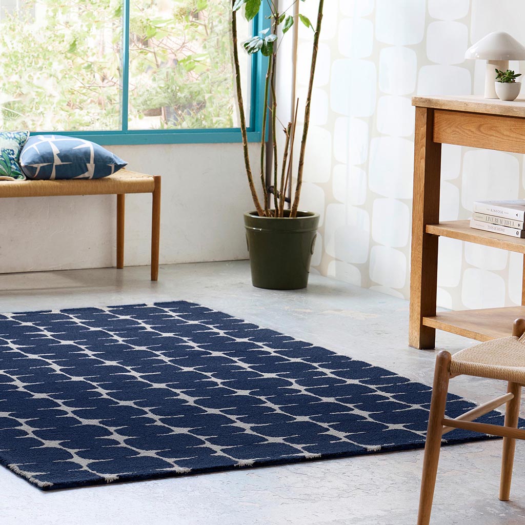 Tapis Petit Bloc Indigo