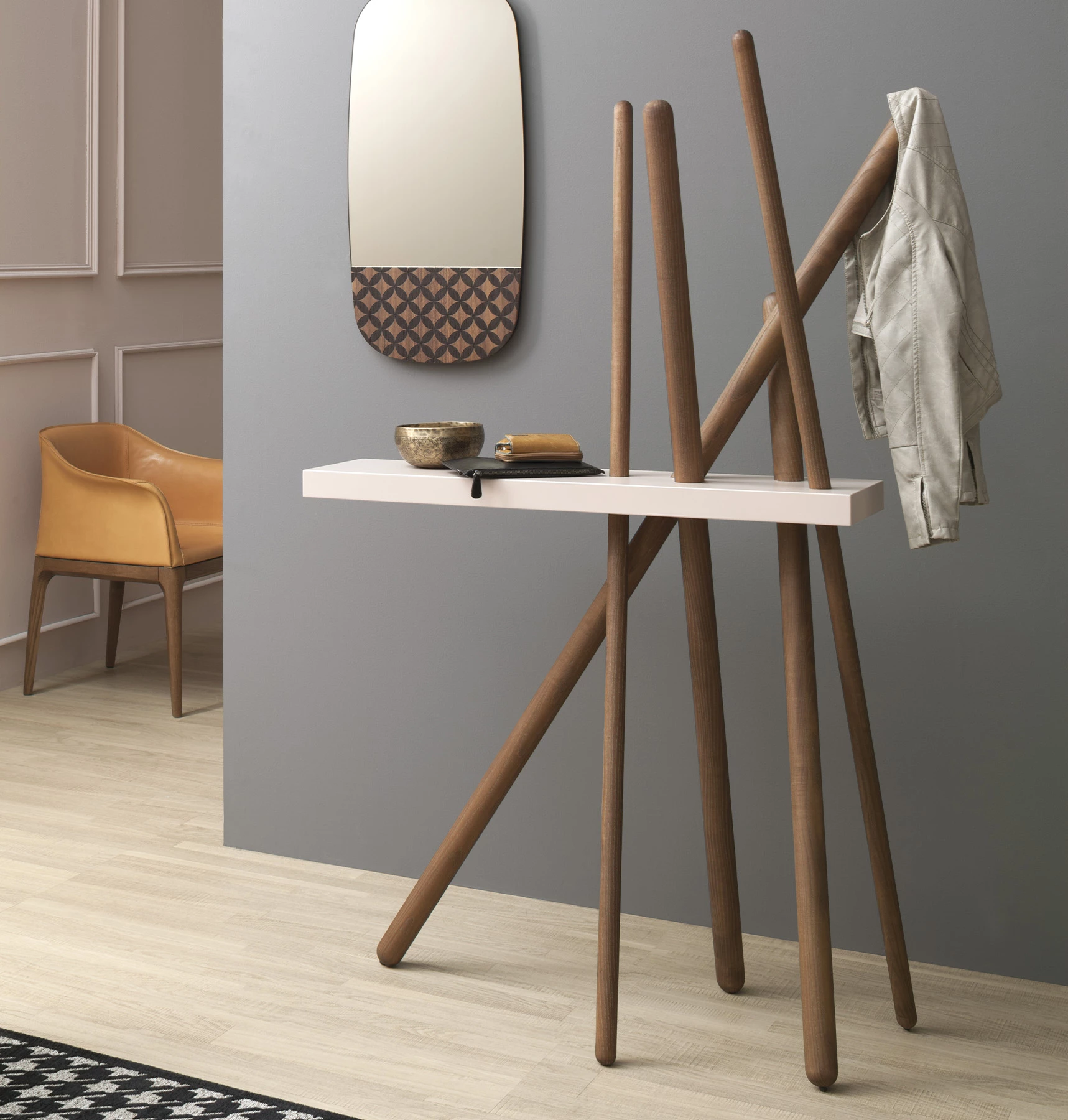 Porte-manteau en bois Wood