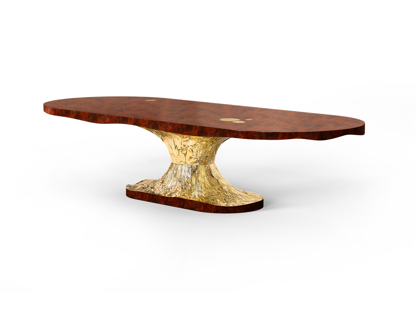 Table à Manger Ovale Luxe Évolution