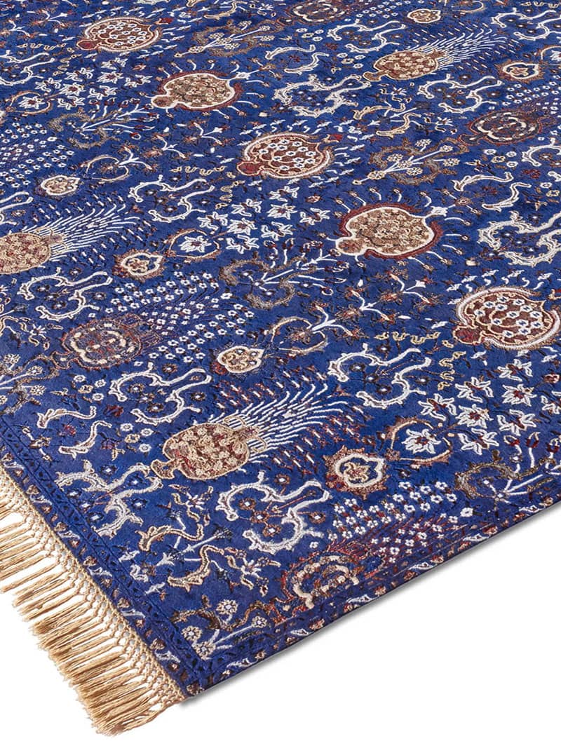 Tapis de luxe fait main Isfahan Bleu | Taille: 300 x 400 cm