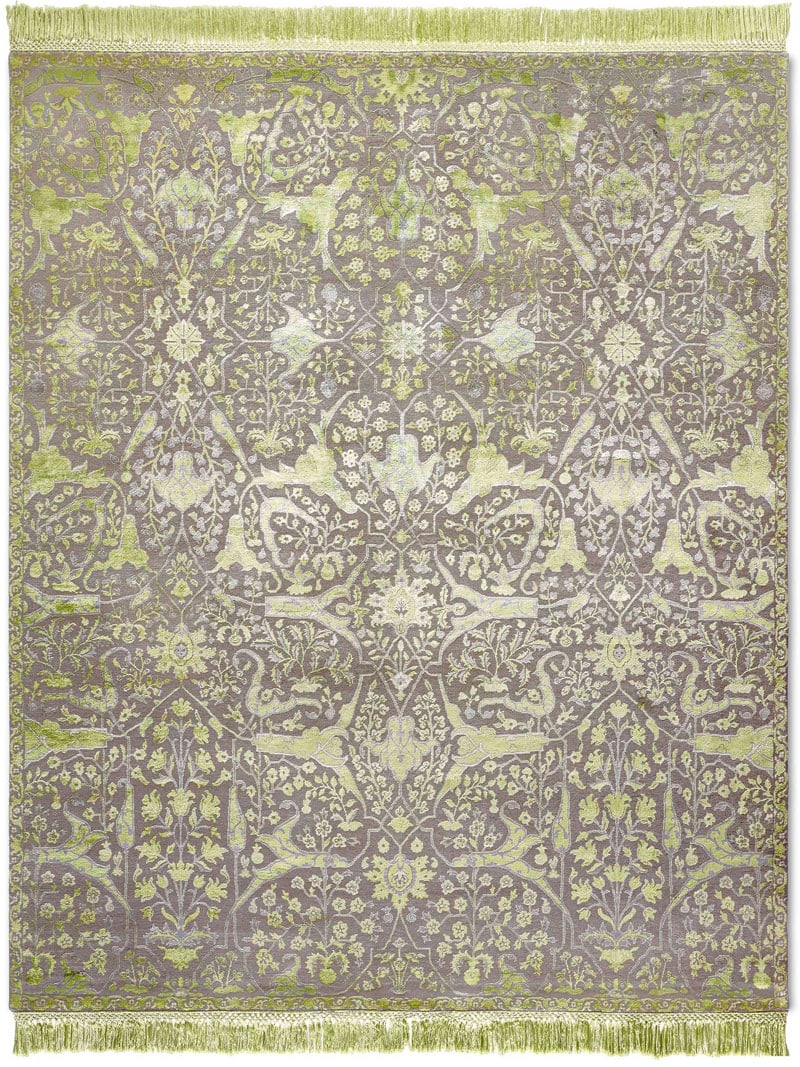 Tapis de luxe Teheran Vert