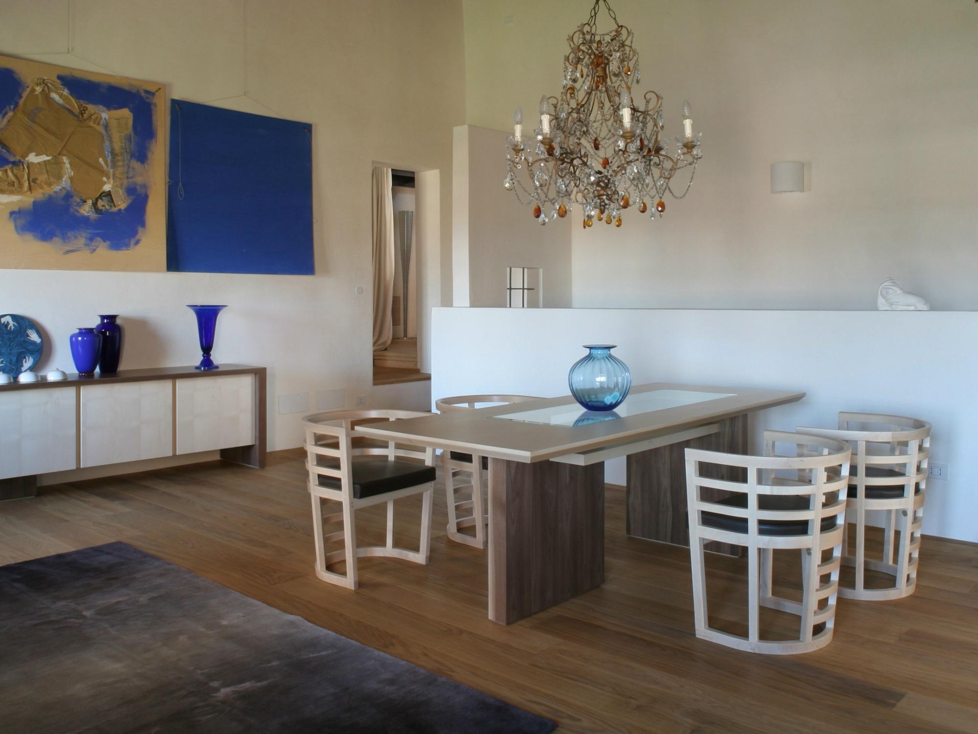 Chaise Cartesia avec accoudoirs