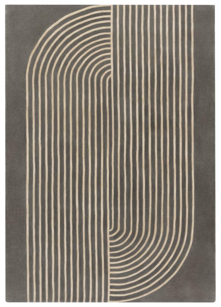 Tapis Moderne Rayures Fer