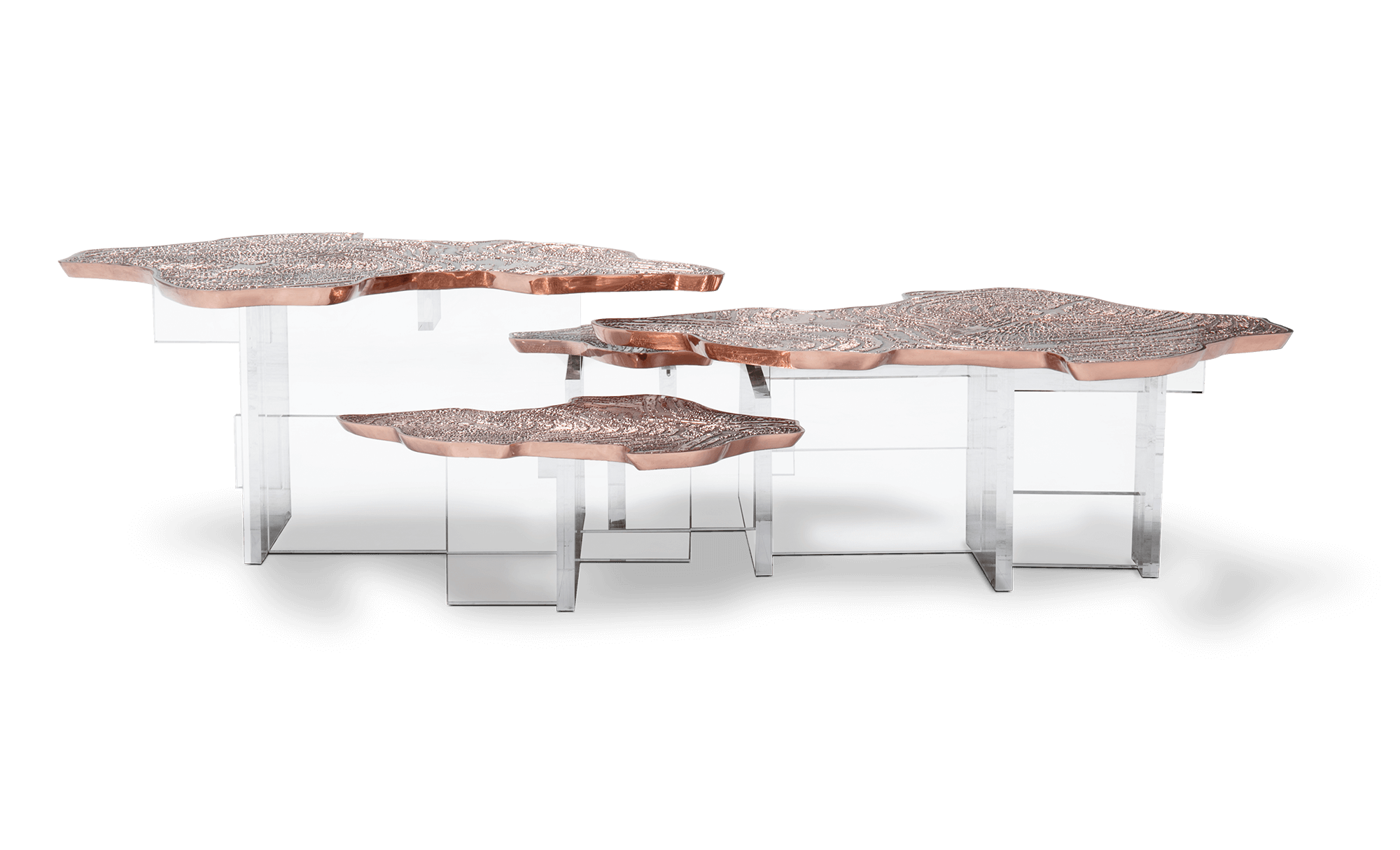 Table Basse Caspian Cuivre