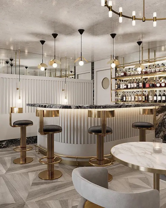 Tabouret de Bar Keira Bar Luxe - 2