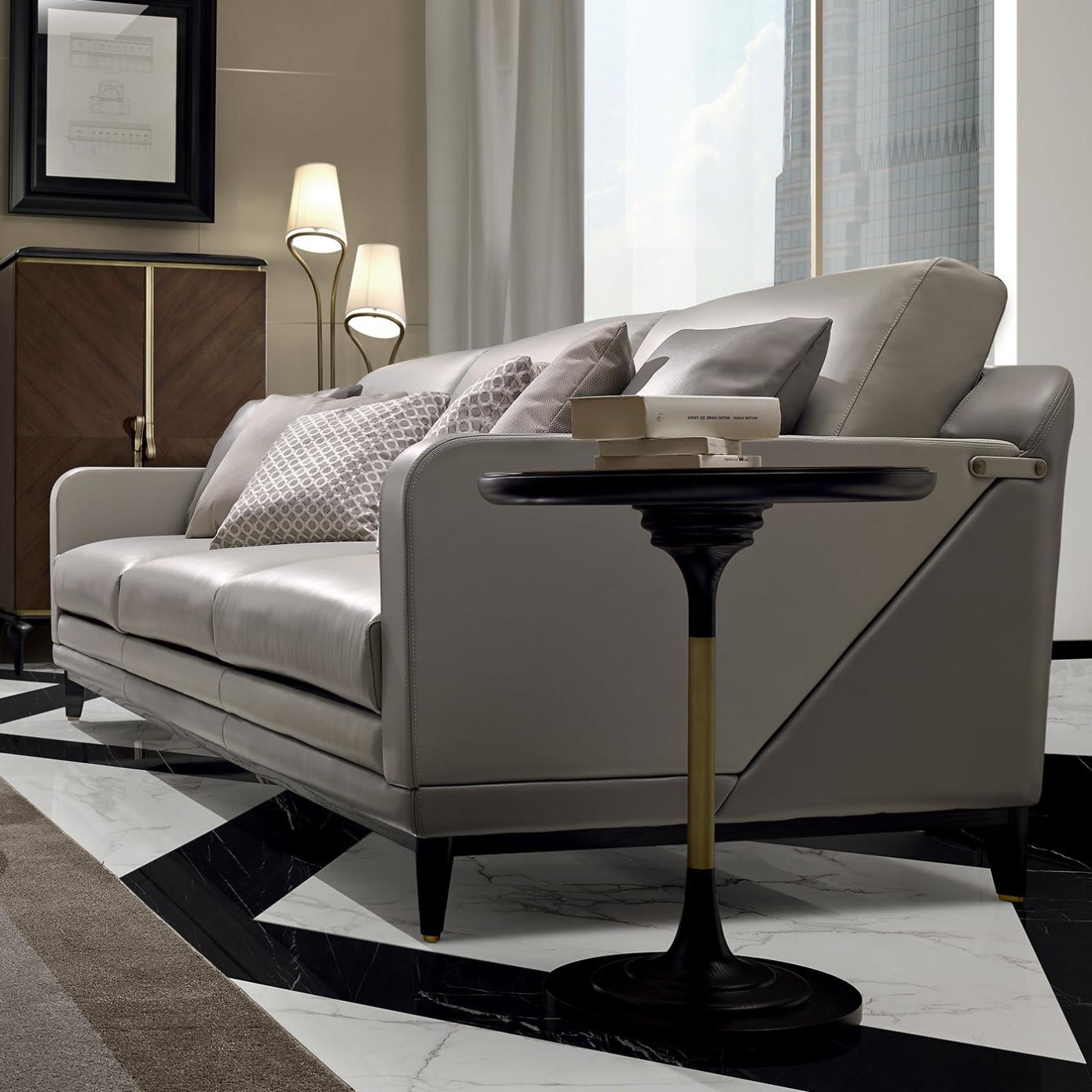Table d'Appoint Avec Plateau En Laiton
