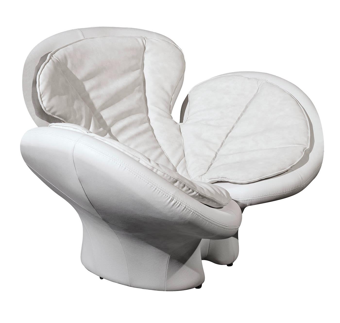 Fauteuil lounge Pansé blanc