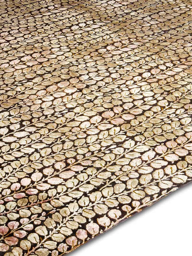 Tapis Albert No. 01 Original sur Fond Violet Foncé | Taille: 170 x 240 cm