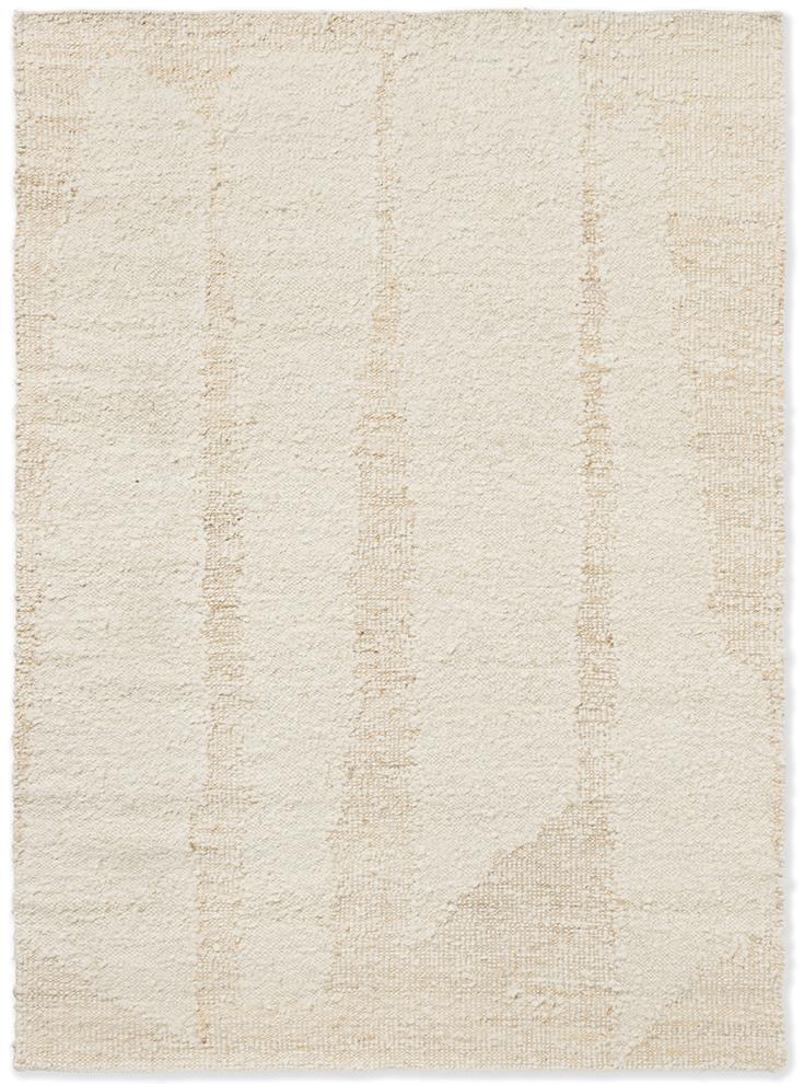 Tapis Artisan Fondement Laine Blanche | Taille: 160 x 230 cm