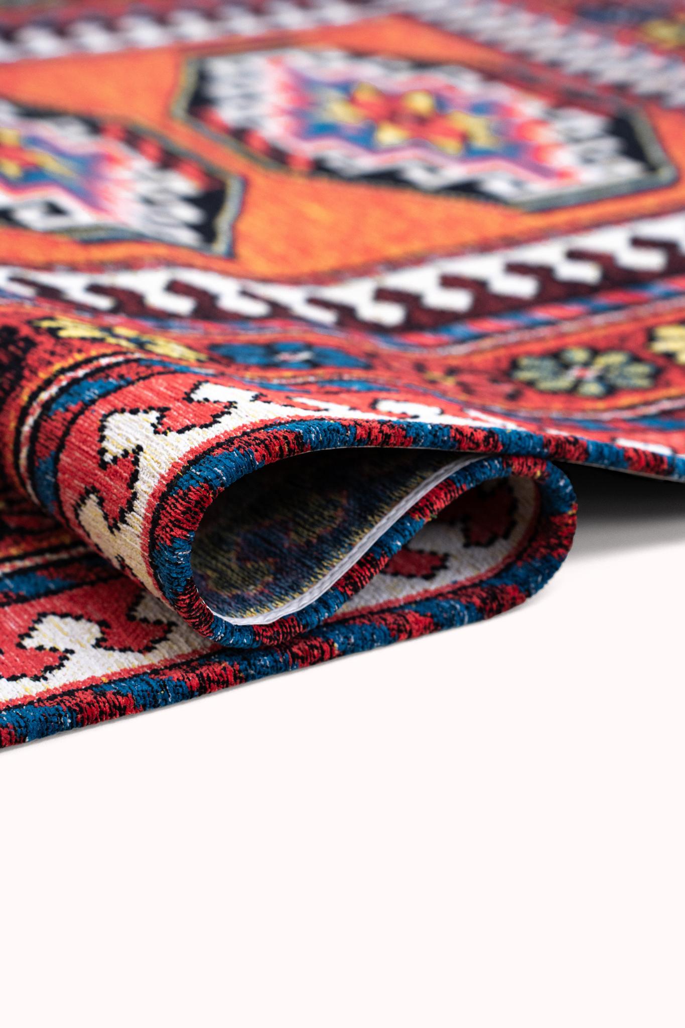 Tapis Antalia Mélange Rouge 9844