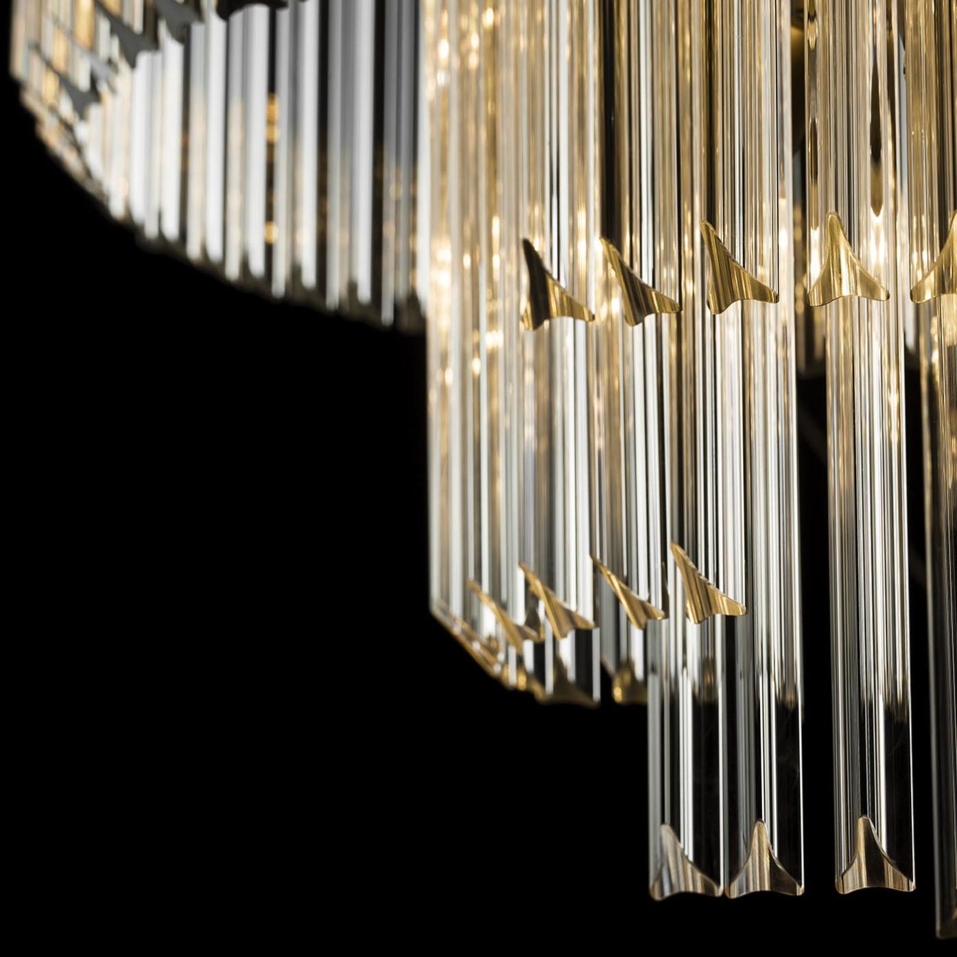 Lustre Rond en Verre Triedro