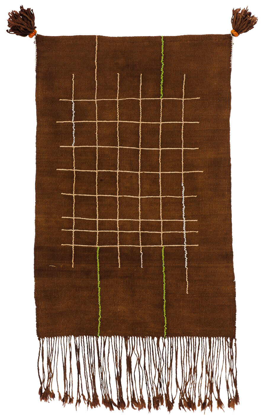 Tapis Cache Sexe Blanc Vert