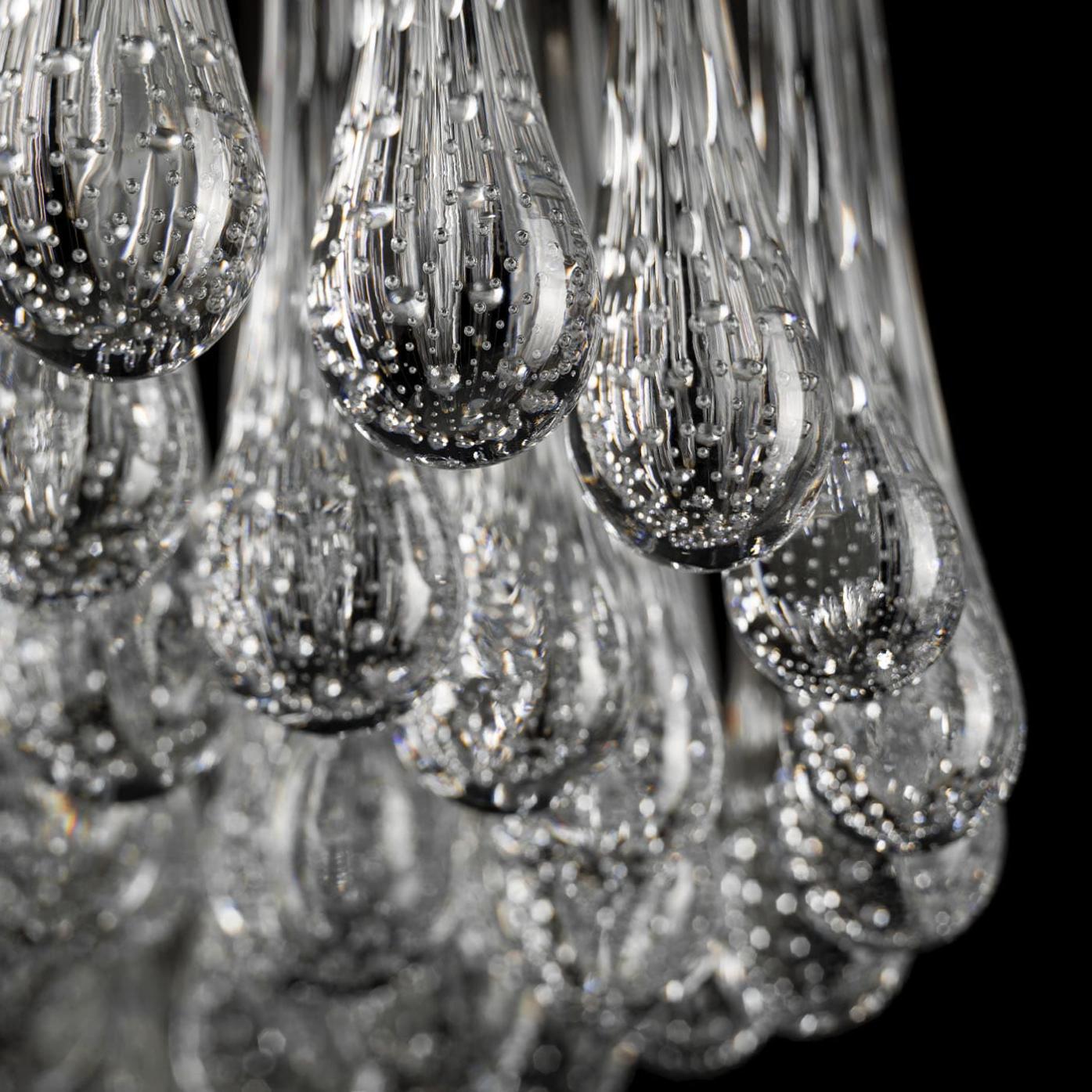 Lustre Rond Murano Bulles en Verre