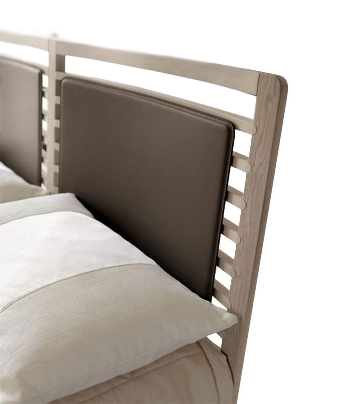 Lit Essentia Italien | Finition: Grey solid walnut