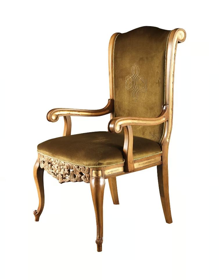 Chaise Royale Italienne avec Accoudoirs