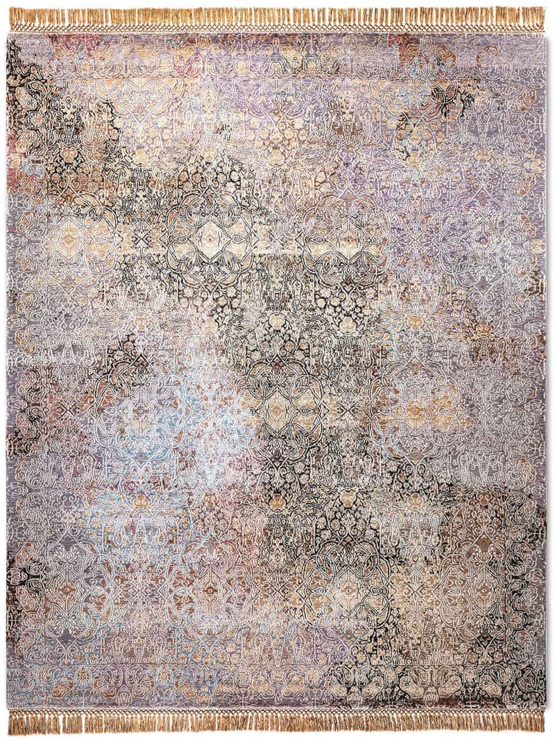 Tapis tissé main Ferahan Éclaboussé