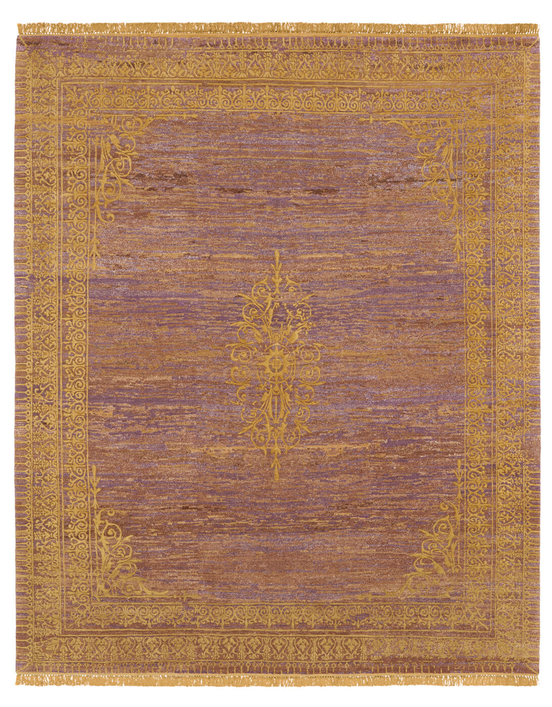 Tapis Ravenna Radi Petit Texturé Violet Beige