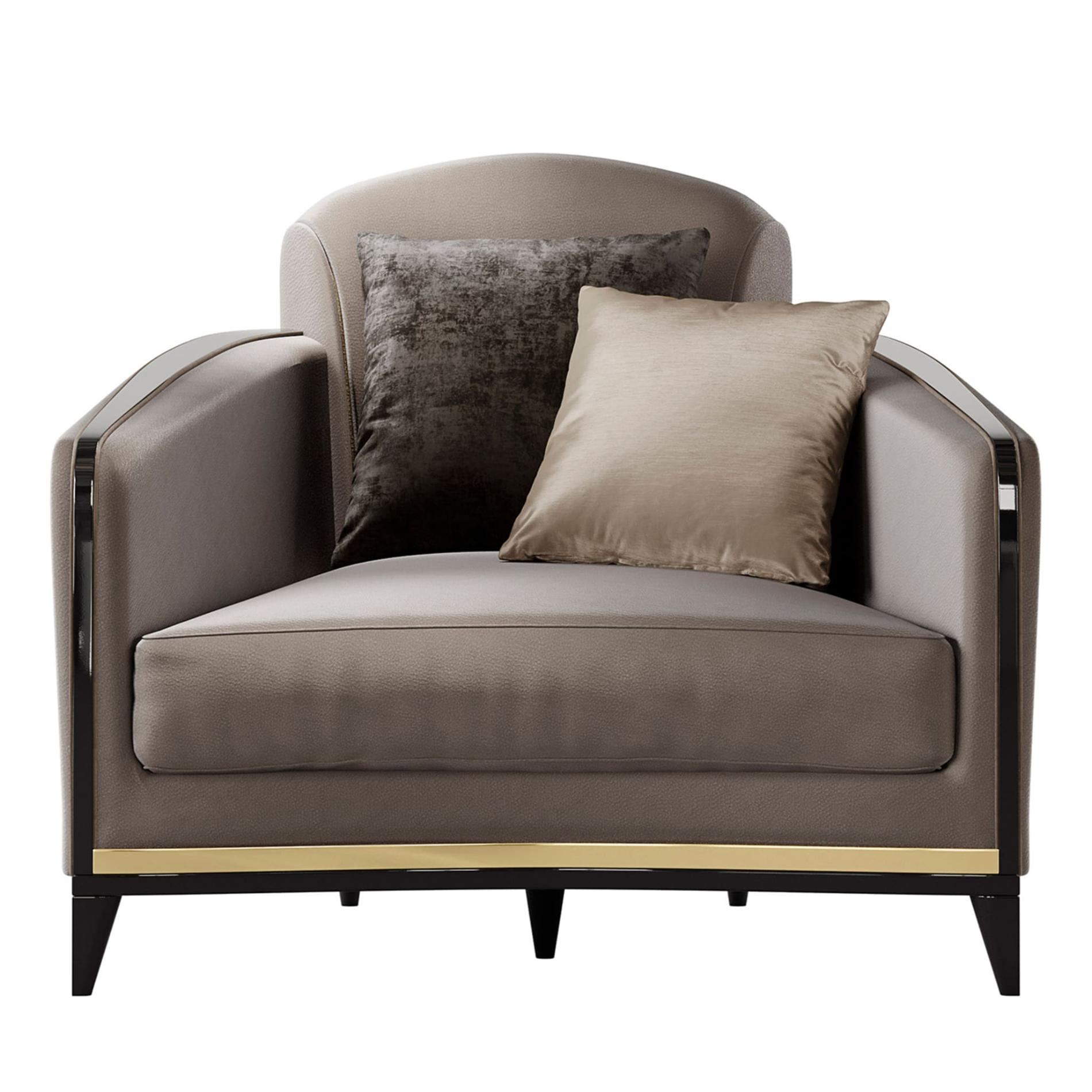 Fauteuil Artisanal Gris