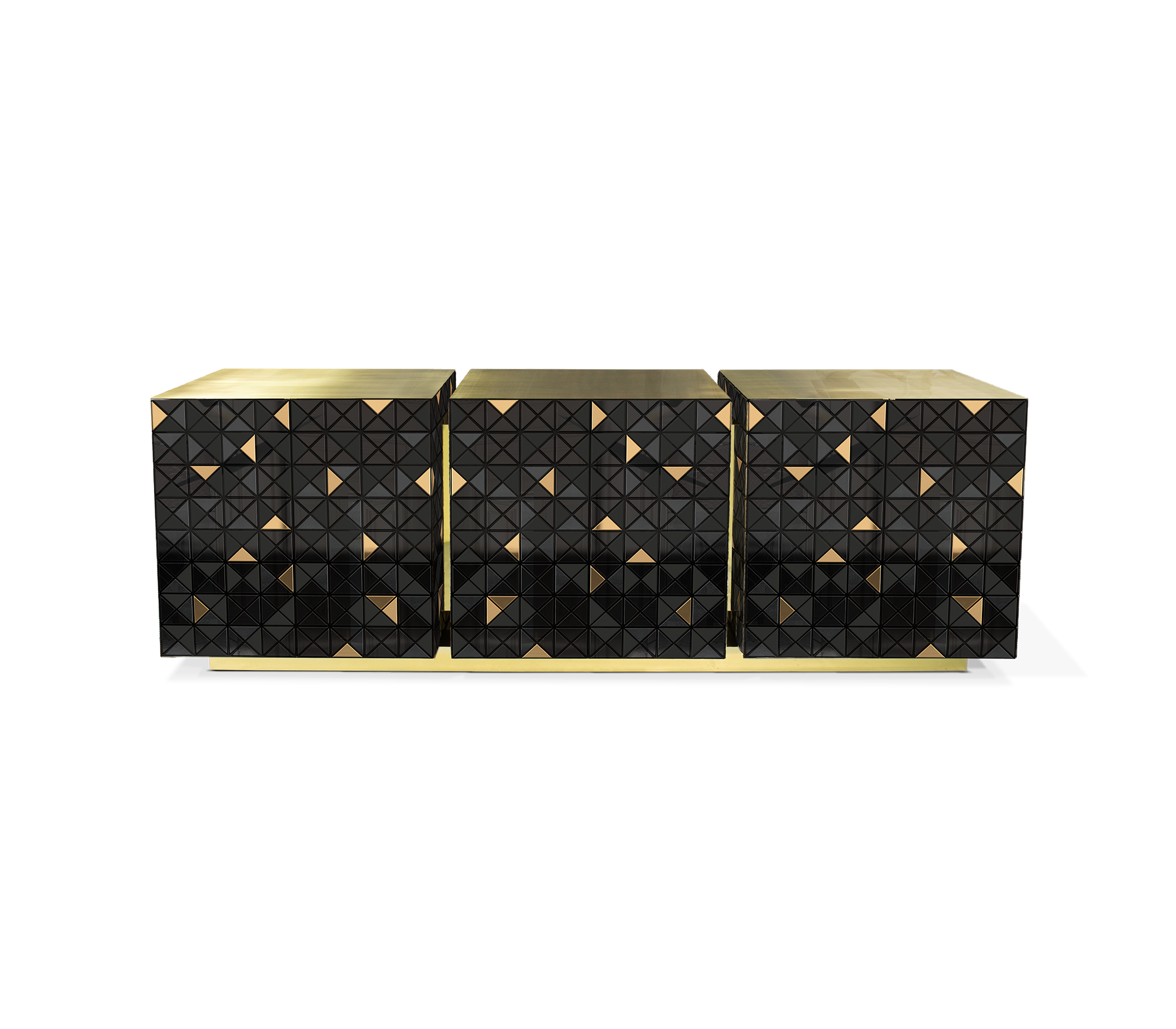 Buffet Noir & Or Mosaic