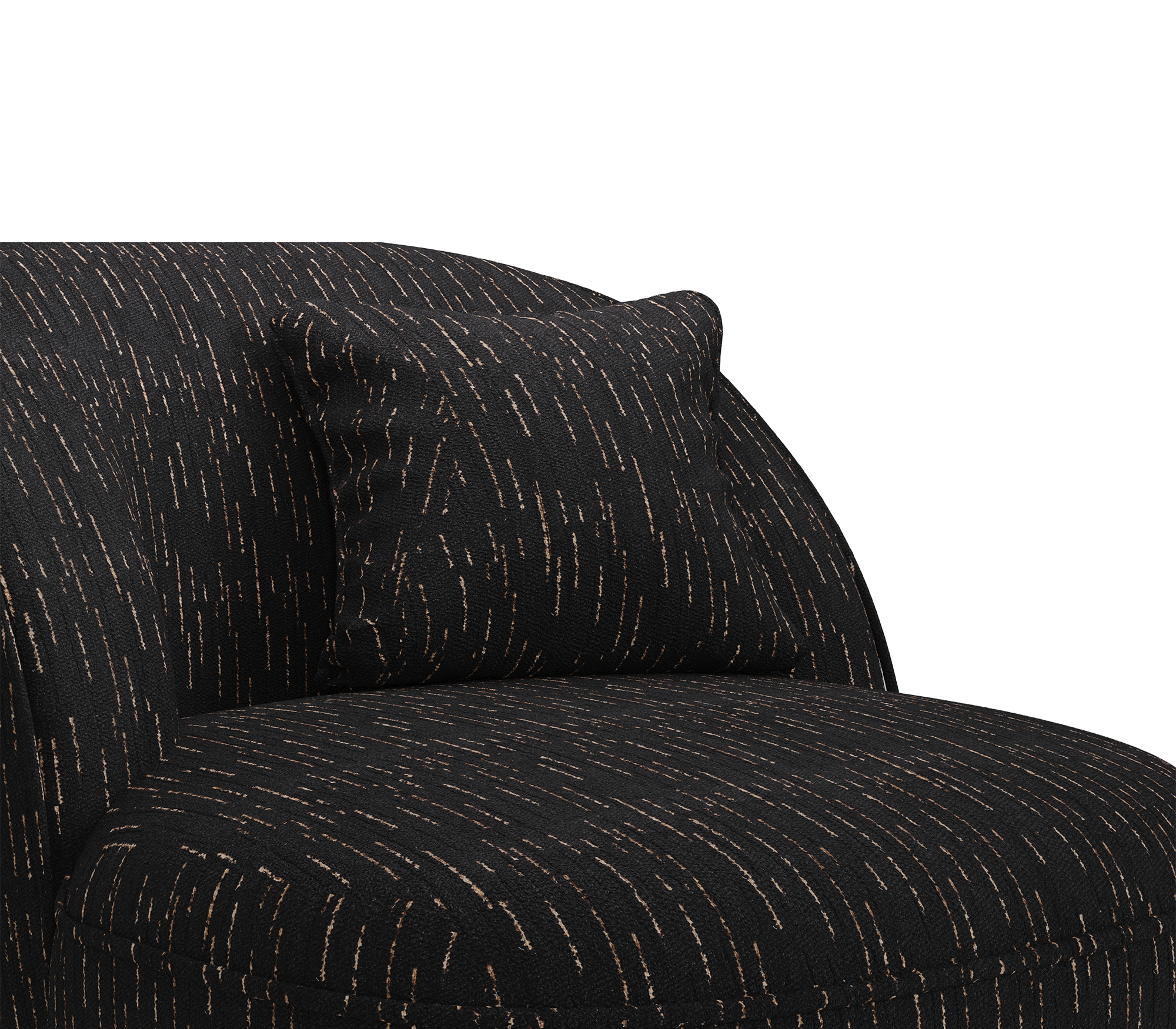 Fauteuil Angora Noir