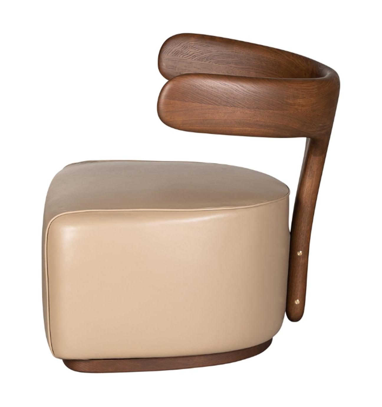 Fauteuil en cuir Moby Dick