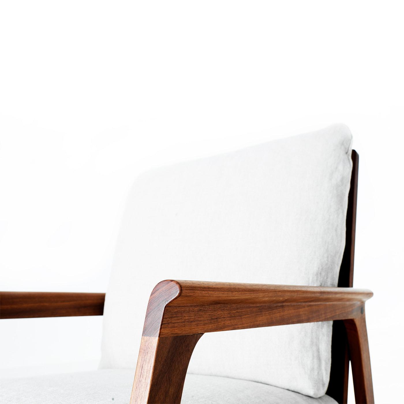 Fauteuil à Bascule Momento Marron | Revêtement: Linen BEL-LINO G077 11