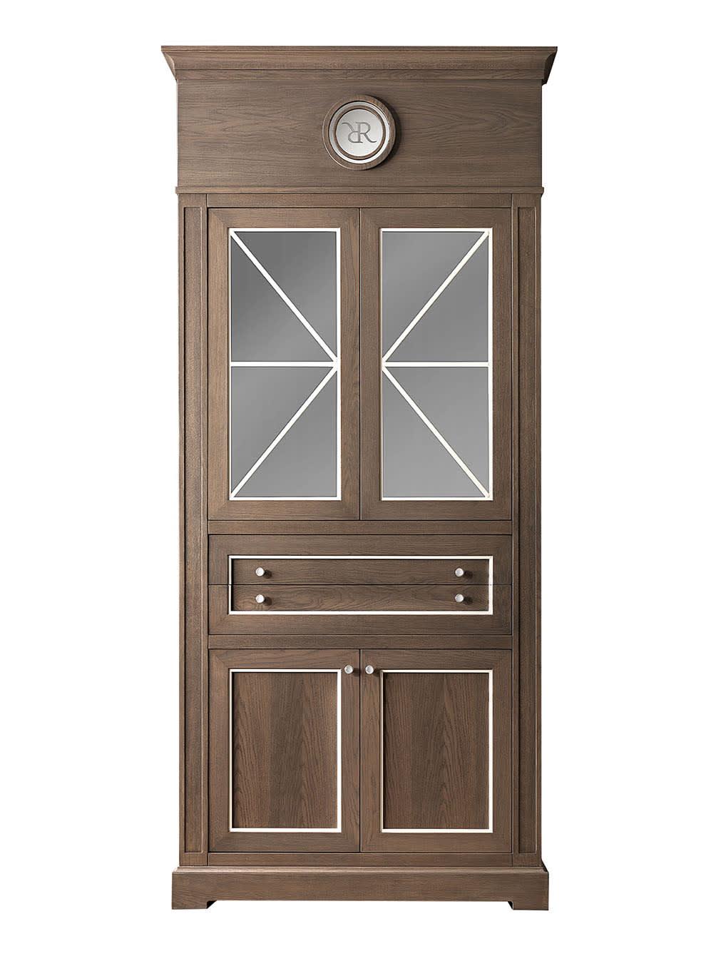 Armoire deux portes en chêne naturel