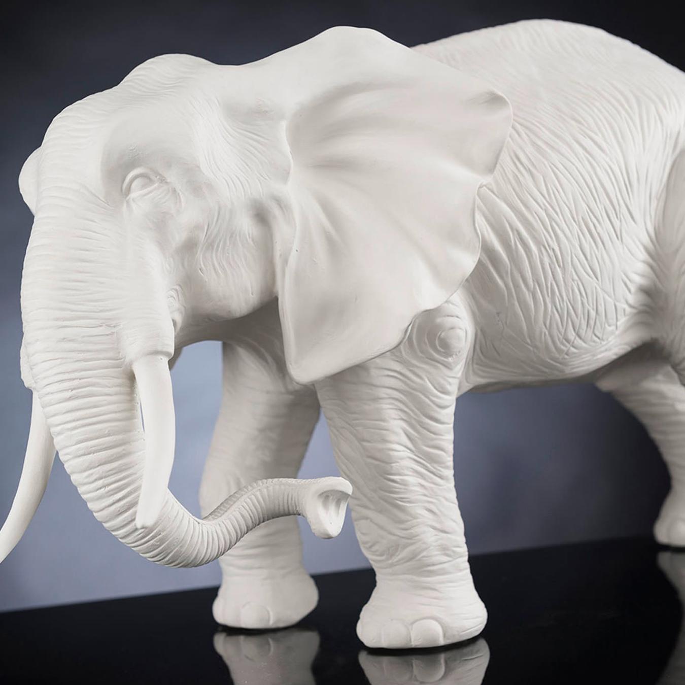 Sculpture éléphant africain