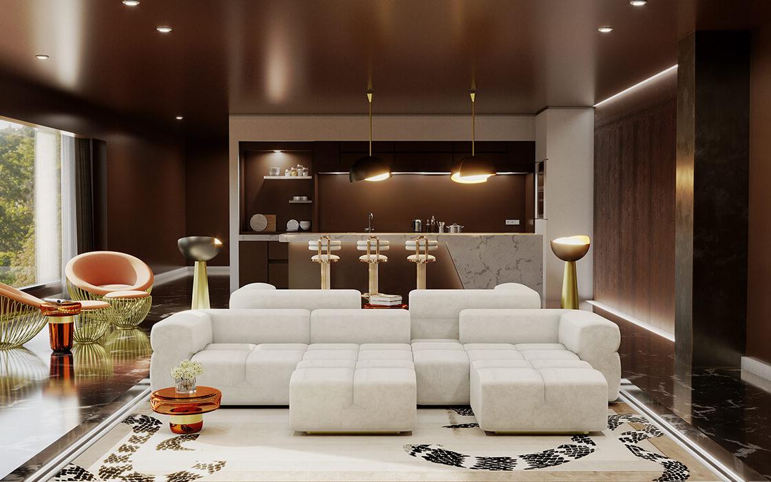 Tabouret de Bar Kelly Demi-Lune - 2