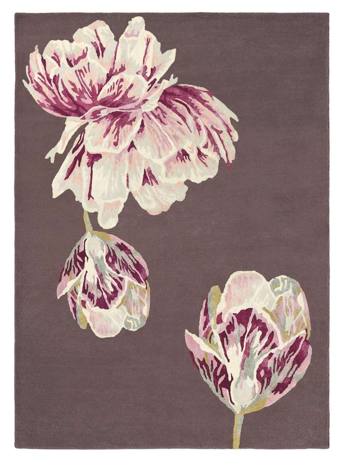 Tapis Tranquility Aubergine 56005 | Taille: 200 x 280 cm