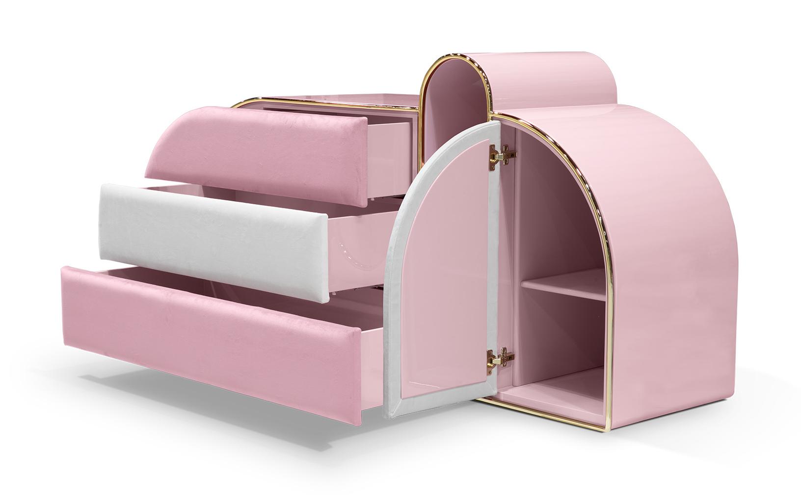Commode Bubble Gum 3 Tiroirs